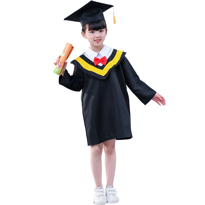 幼稚园毕业袍儿童博士服学士服帽