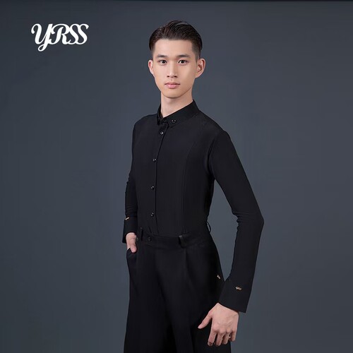 衬衣摩登舞YRSS黑色长袖