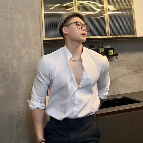 BEESTRONG简约轻熟衬衫男