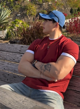 BEESTRONG索罗娜美式复古假两件短袖T恤男健身运动跑步百搭训练服