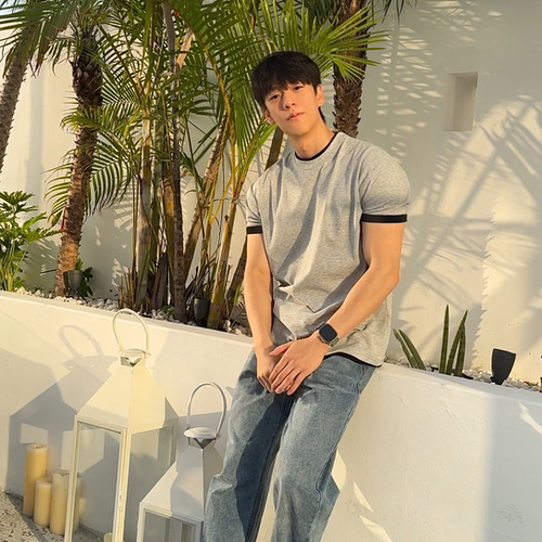 BST春夏假两件显型版运动T恤
