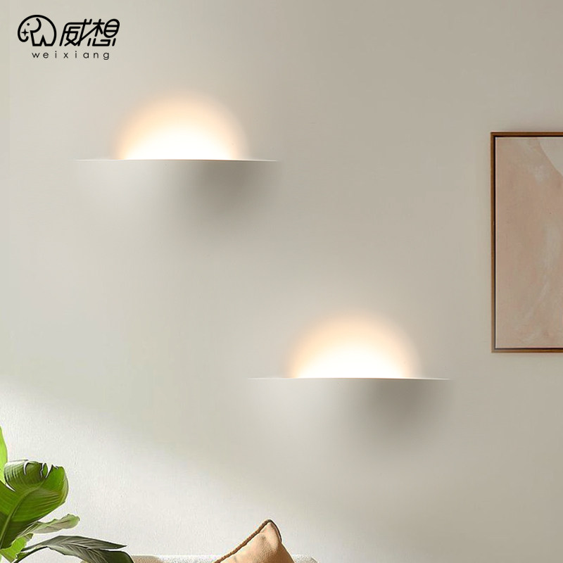 威想嵌入式预埋书页石膏壁灯