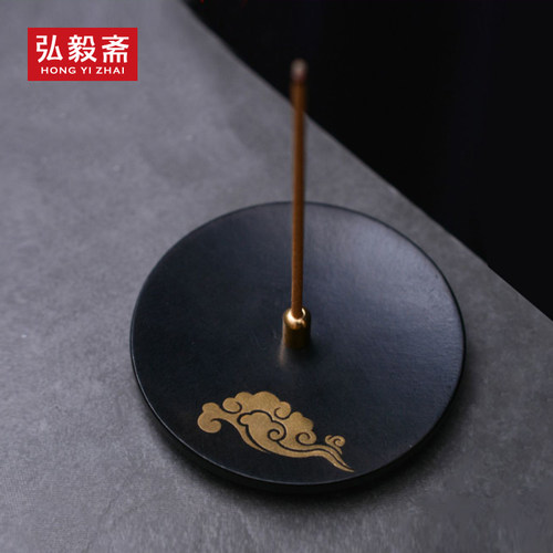 紫光檀香插家用室内仿古
