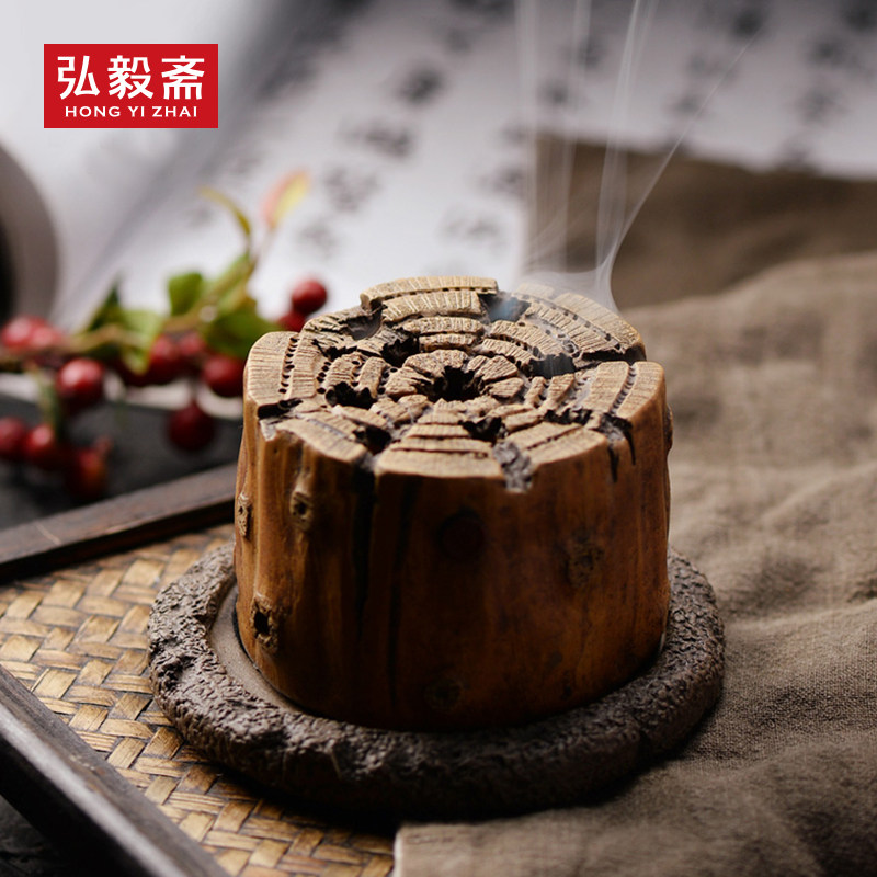 弘毅斋 岁月紫砂盘香炉家用室内供佛茶道创意仿古塔香薰炉檀香炉,家居饰品,香薰炉,淘宝优惠券,粉丝福利购,淘宝优惠卷