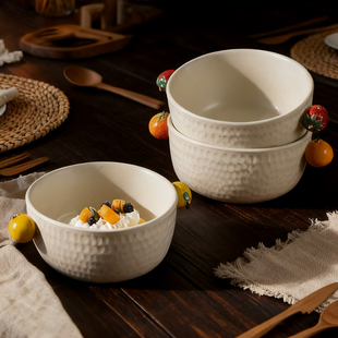 sisin诗心 景德镇碗家用双耳碗面碗手工手绘汤碗酸辣粉螺蛳粉面碗