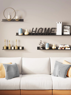 实心置物架加宽卫生间壁挂 浴室太空铝一字搁板L形收纳架房间书架