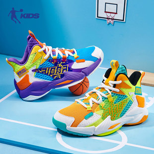 中国乔丹童鞋儿童篮球鞋中大童官方正品春季网面透气战靴男童运动