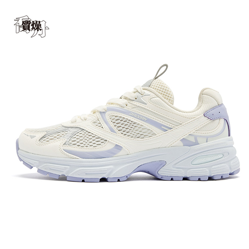 乔丹运动鞋女2025新款休闲跑步鞋减震回弹老爹鞋女鞋QDL042252410
