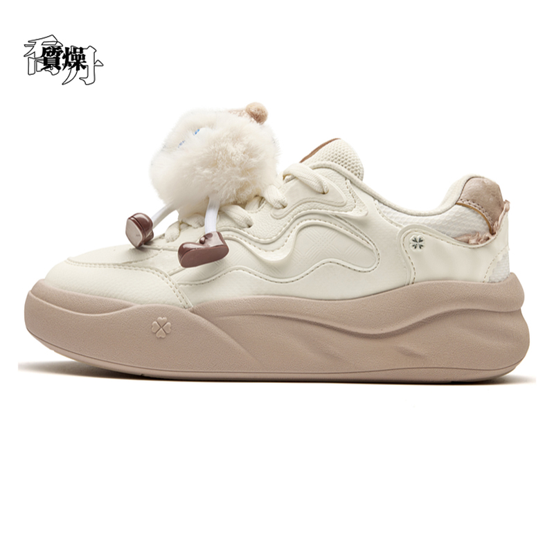 乔丹女鞋质燥板鞋2025新款泡芙鞋