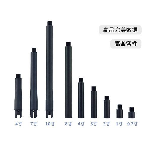 高品金属通用三通稳定一体装饰外管14逆牙套管延长管二震