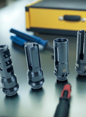 WARCOMP钢制14mm逆牙SF四叉 SF三叉 KEYMO 装饰前缀高品火帽配件