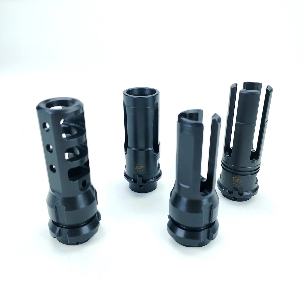 WARCOMP钢制14mm逆牙SF四叉 SF三叉 KEYMO 装饰前缀高品火帽配件