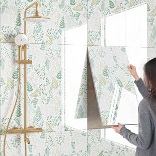 铝塑板仿瓷砖墙贴墙纸自粘防水防潮卫生间遮丑装 饰瓷砖贴墙壁贴纸