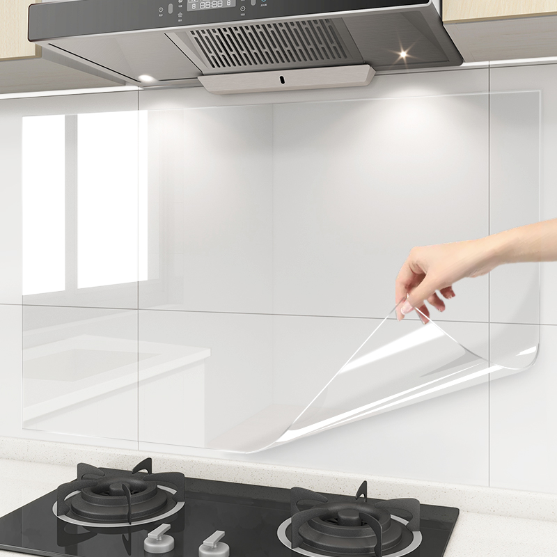 透明厨房防油贴纸自粘耐高温