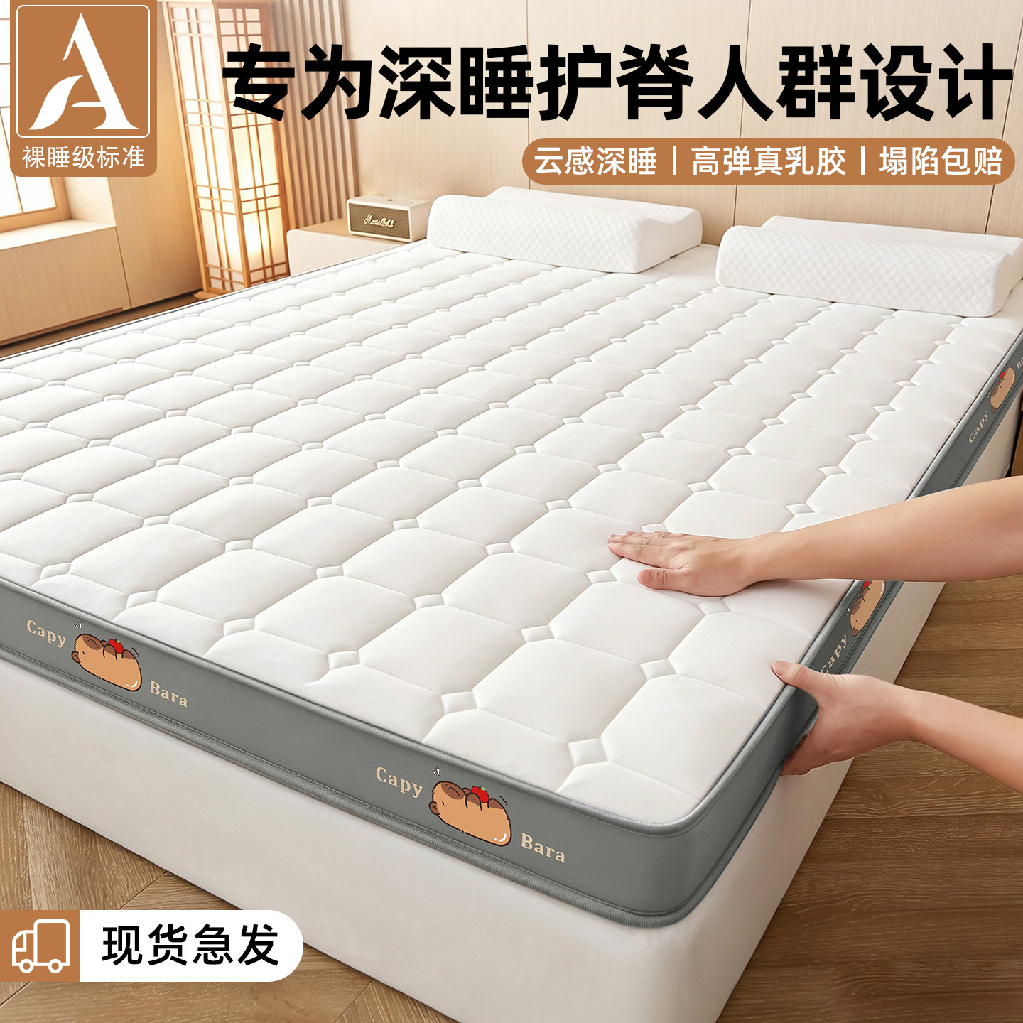 【专为深睡打造】乳胶护脊床垫图片