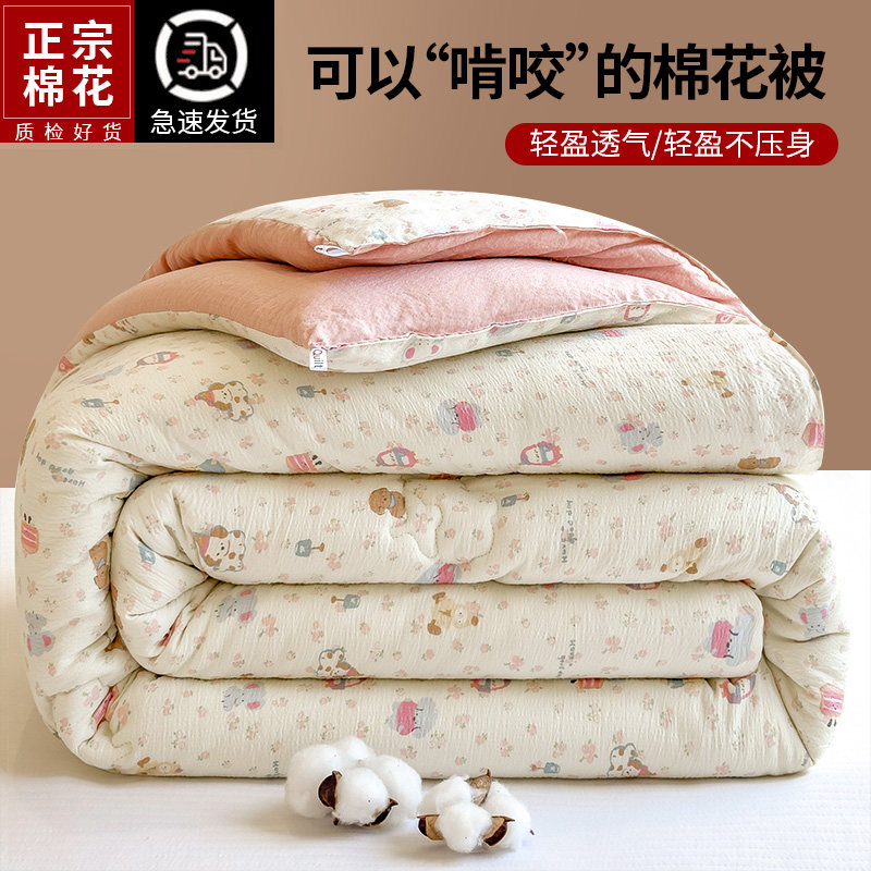 小红书推荐】新疆纯棉花冬被子