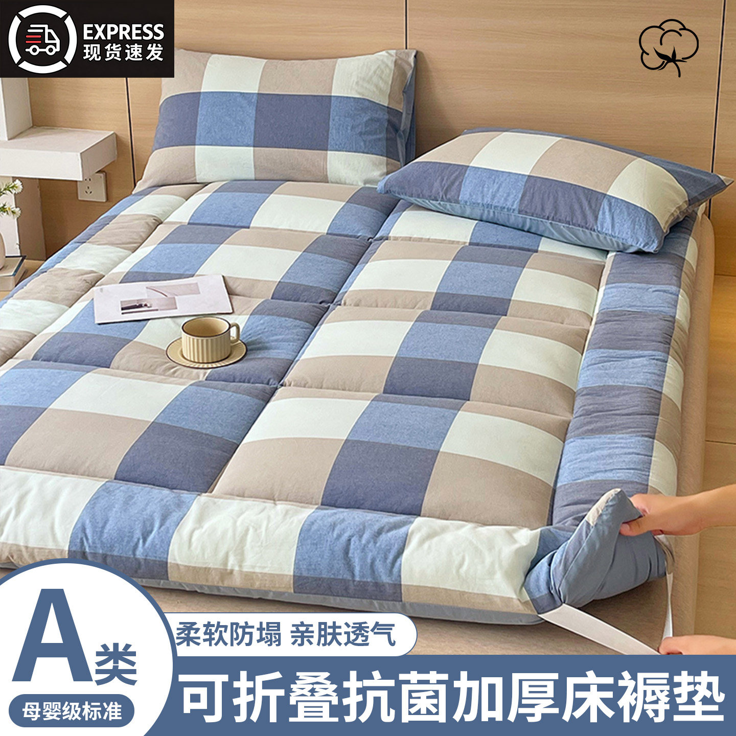 加厚抑菌床褥床垫软垫子