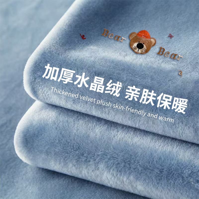 冬季加厚牛奶绒床笠2025新款宿舍单人加绒床垫保护罩保暖床单套罩