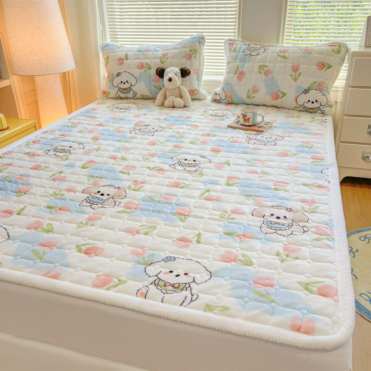 牛奶绒床垫180x200租房专用