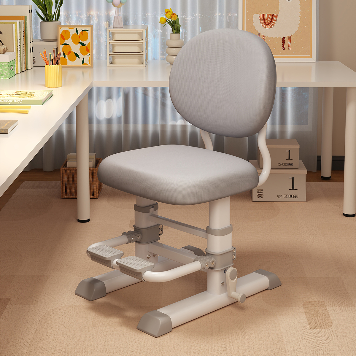 三梦儿童学习椅可升降调节写字椅