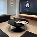 奶油风飞碟茶几客厅家用2025新款 小户型茶台茶桌轻奢高级感