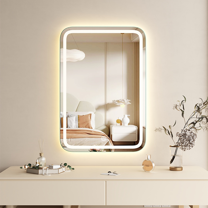 智能镜子化妆镜梳妆镜挂墙式卧室梳妆台镜子酒店灯镜卫生间浴室镜