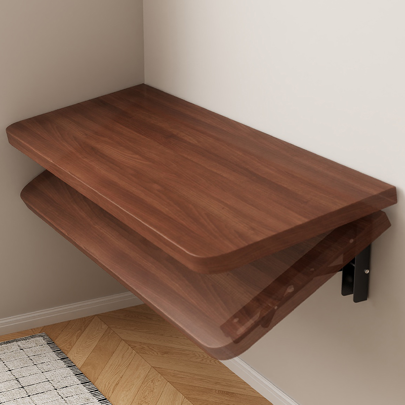 三梦墙上置物架墙壁面收纳层架折叠桌板厨房可折叠免打孔免钉一字