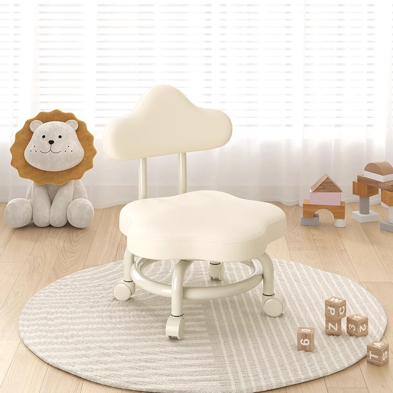 儿童创意带万向轮小椅子滑轮矮凳