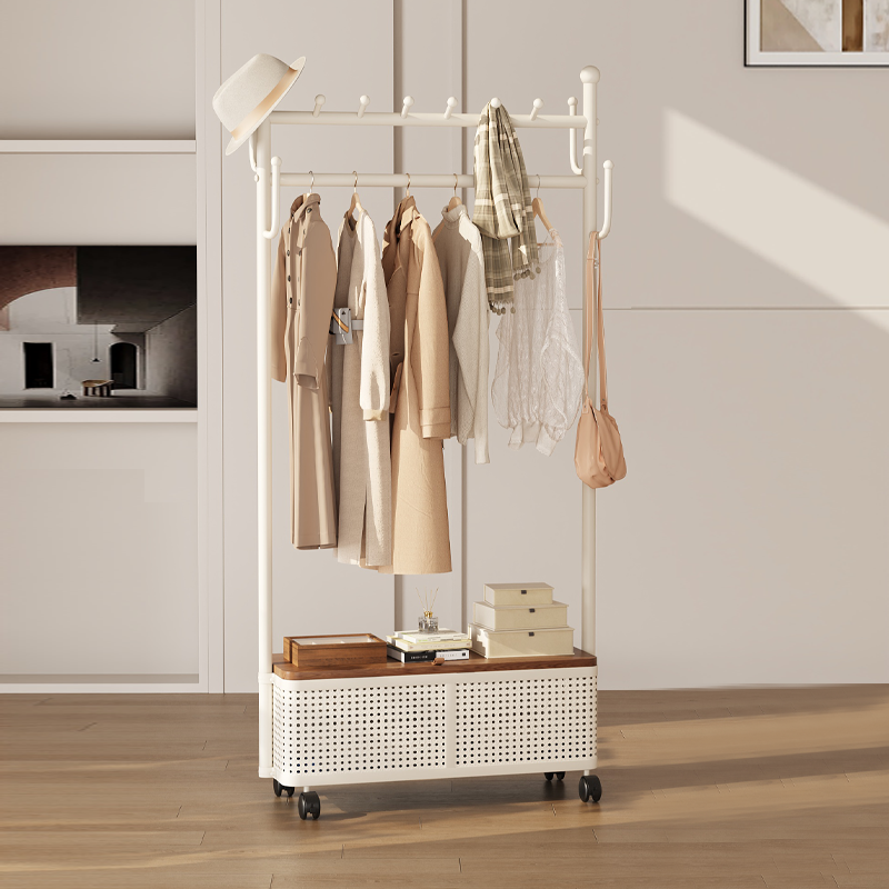 挂衣架落地衣帽架卧室2026金属房间挂衣服架子家用衣架移动多功能