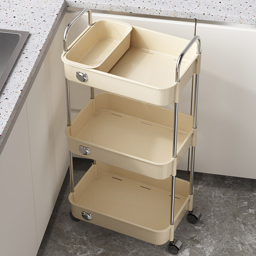 samedream厨房置物架收纳小推车
