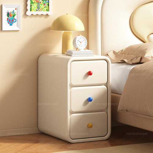 新款极窄实木床头柜儿童房适用