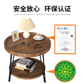 简易小型床头柜简约现代替代品卧室小圆桌床头桌置物架床边小桌子