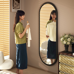 简约大镜子挂墙全身穿衣镜高级镜子卧室全身镜玄关穿衣镜试衣镜子