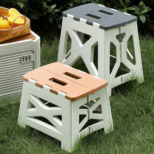 折叠马扎便携式户外家用换鞋塑料