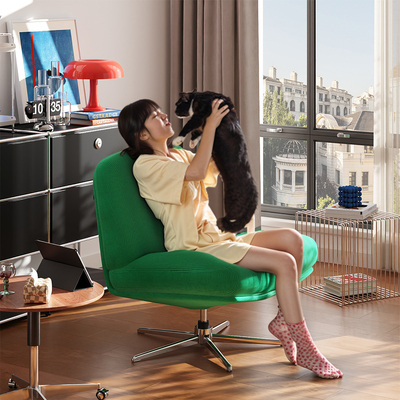 单人沙发椅杜威林格懒人沙发休闲阳台客厅旋转沙发椅子设计师创意