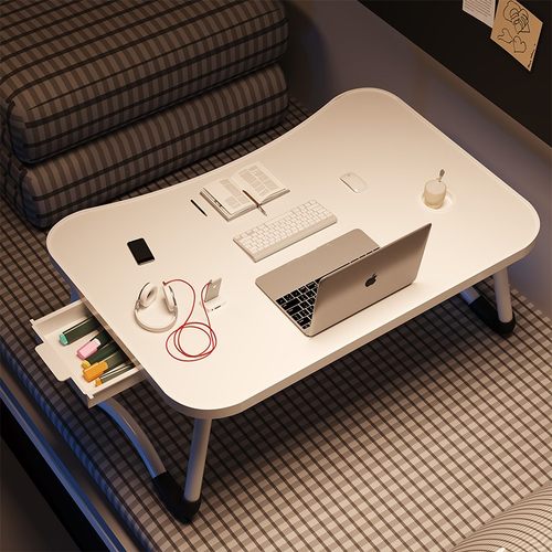 宿舍，床上可折叠小桌子