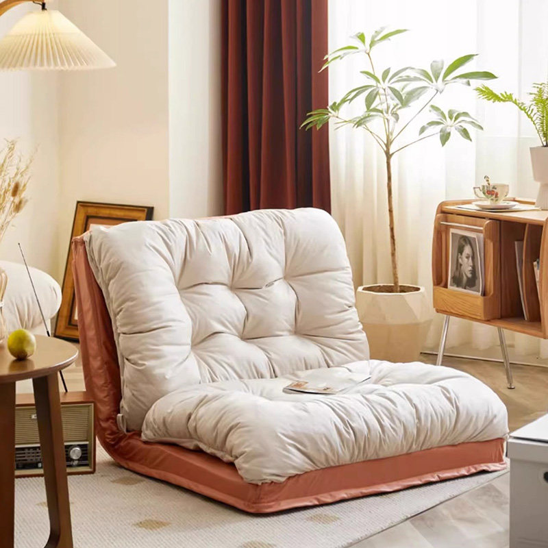 懒人沙发可躺可睡床上靠背卧室人类狗窝榻榻米坐椅折叠躺椅小沙发