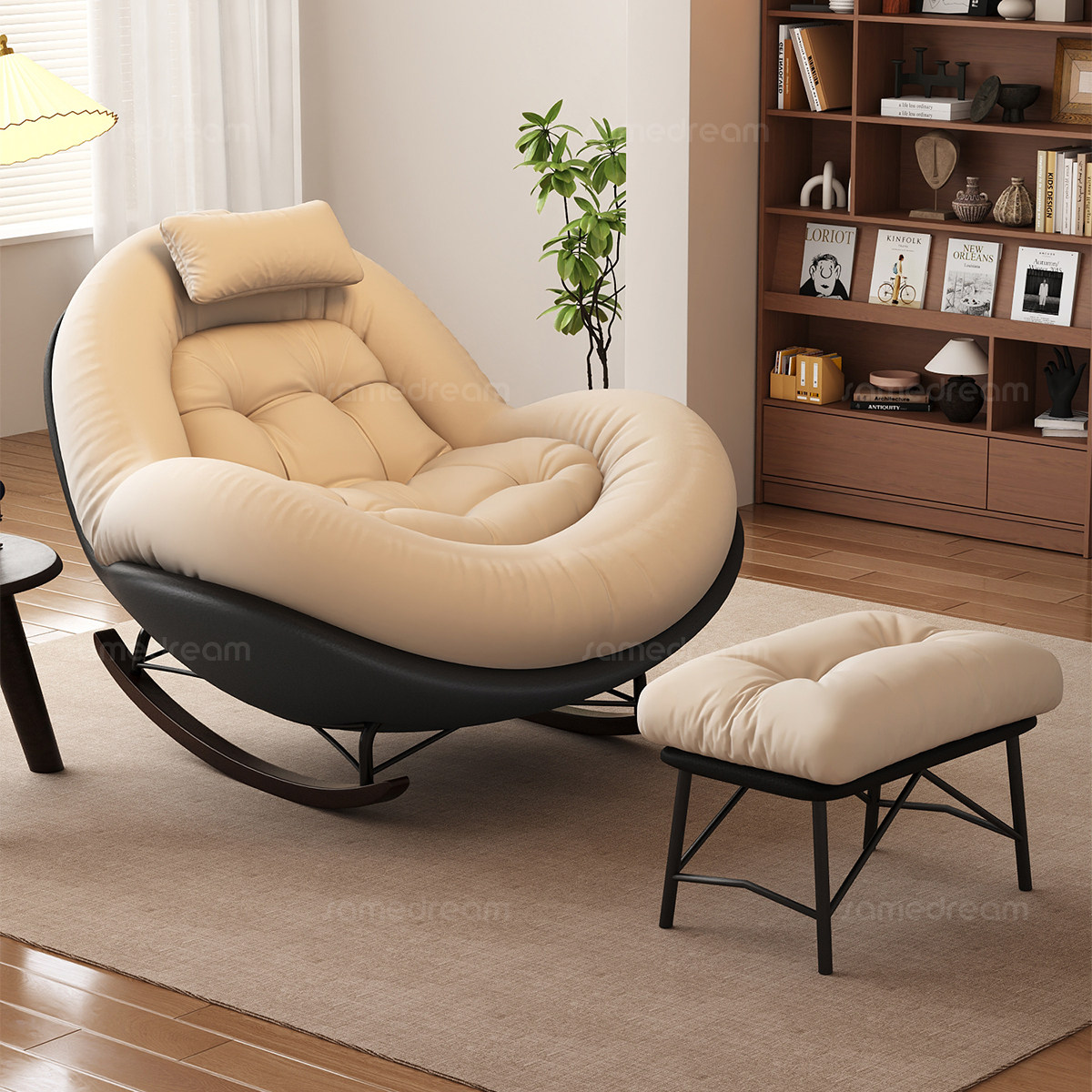 懒人沙发可躺可睡单人摇椅躺椅成人2025新款阳台客厅家用休闲椅子,住宅家具,懒人沙发,淘宝优惠券,粉丝福利购,淘宝优惠卷