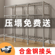 26MM衣柜出租房用简易组装 布衣柜家用卧室结实耐用全钢架衣橱收纳