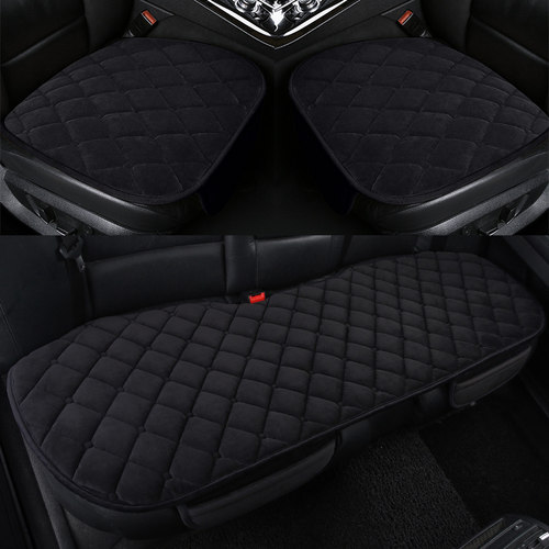 冬季加厚保暖后排汽车坐垫防滑