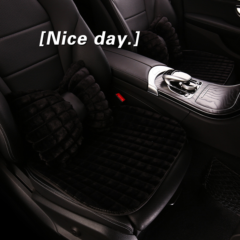 恒亿雅毛绒保暖冬季保暖汽车坐垫