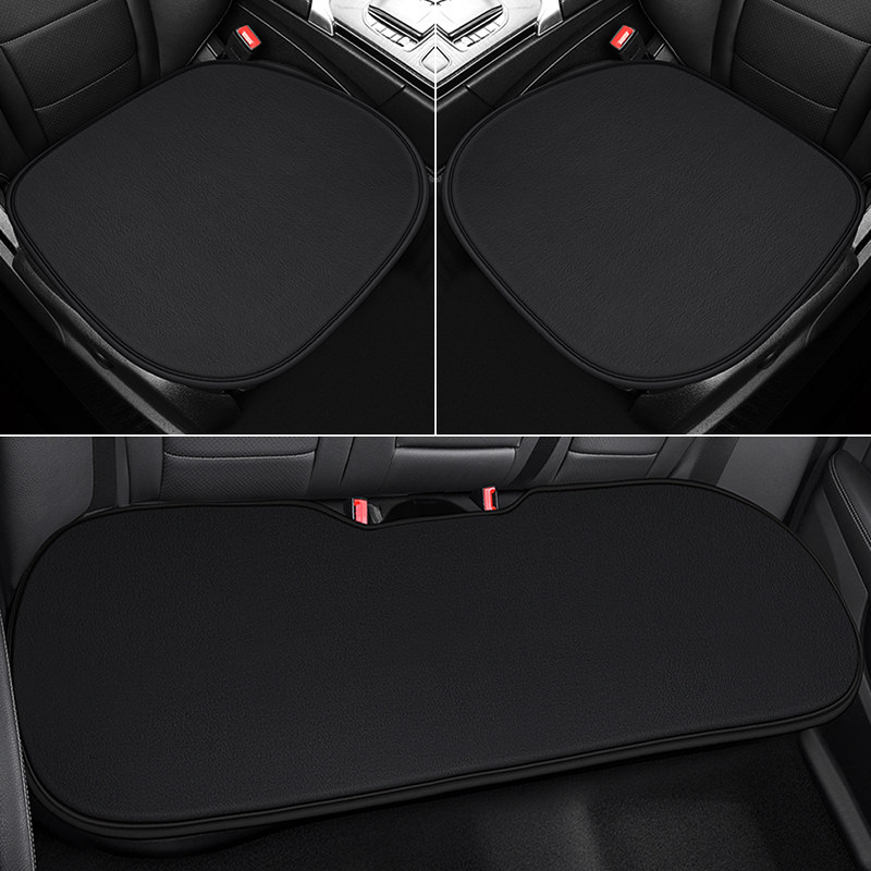 新款汽车坐垫单片冬季毛绒加厚保暖无靠背三件套四季通用后排座垫