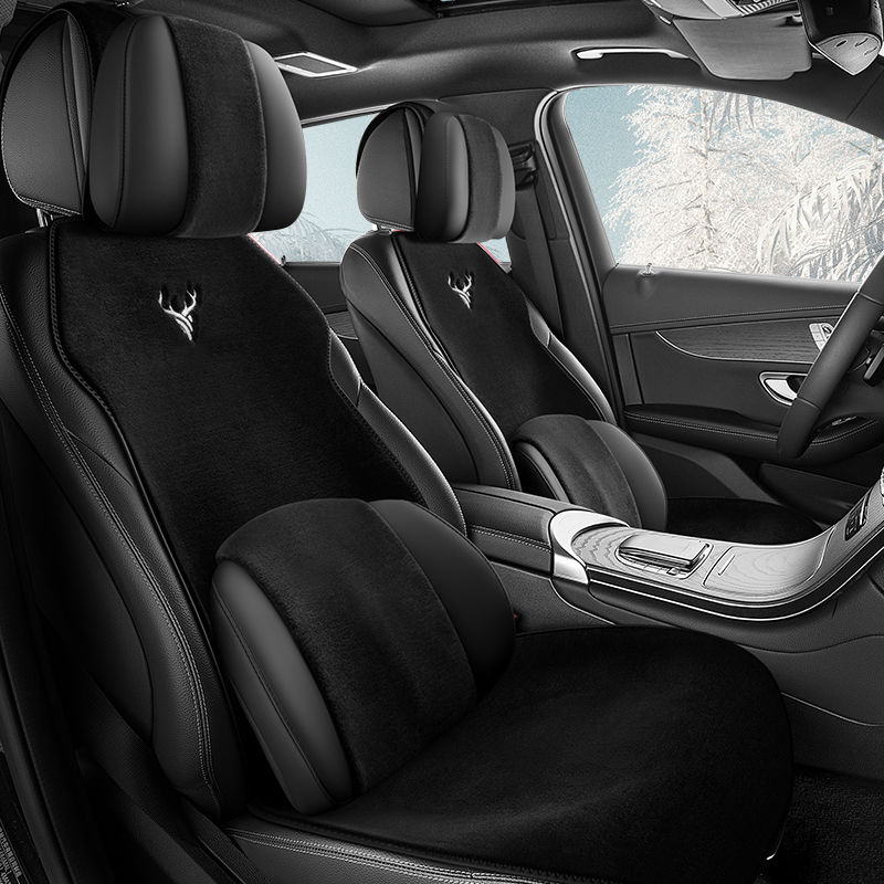 恒亿雅毛绒冬季五座保暖汽车坐垫