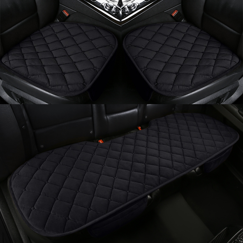 保暖五座通用汽车坐垫短毛绒冬季