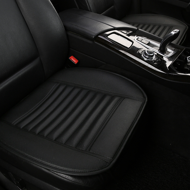 竹炭汽车坐垫单片前排免绑三人皮