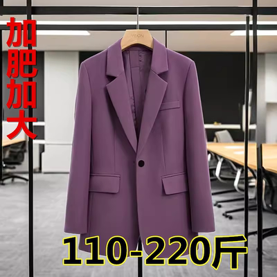 胖mm高端西装外套显瘦设计感