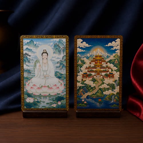 白衣观音纯画心汉传小卡54×86mm双面满版印刷高清便携文创收藏卡