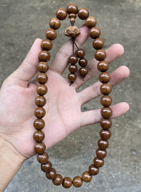 天然六道木手串男款盘玩文玩降龙之木佛珠男木质手链女手持手串