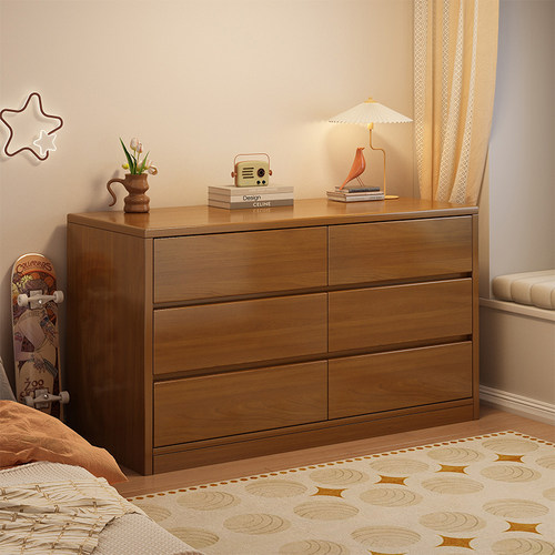 实木六斗柜主卧床尾置物柜收纳柜
