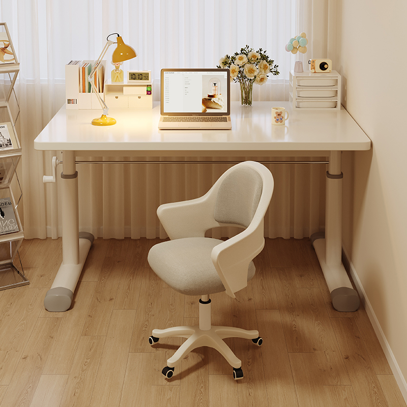 可升降儿童学习桌小学生书桌写字桌子家用简约办公桌简易电脑桌子